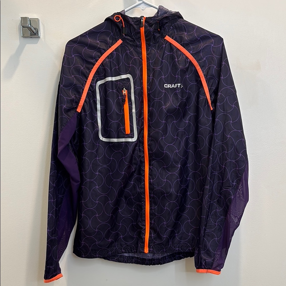 Craft Vibrant Purple Jacket with Orange Highlights Women’s Medium